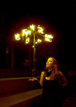 livewire-fire-umbrella-prop-performer-toronto