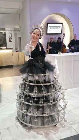 champagne-skirt-pour-service-toronto-corporate-events